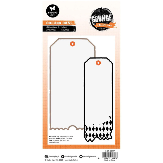 Wykrojnik do papieru - StudioLight - Tag Shapes