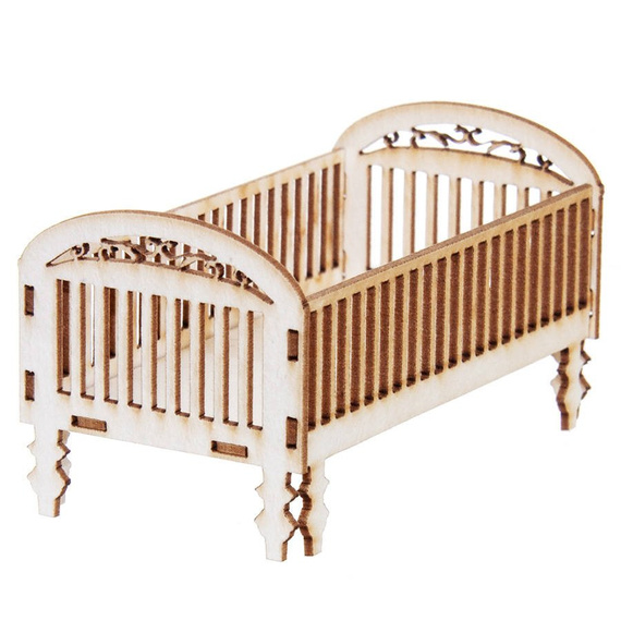 Łóżeczko 3D - Wycinanka