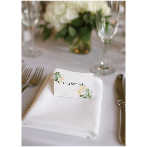 Wizytówki na stół Truly Yours, 10szt. - P13