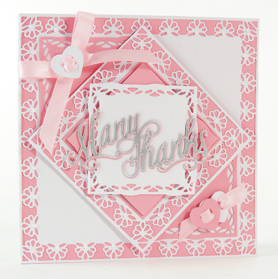 Wykrojnik - Tonic Studios - napis Many Thanks