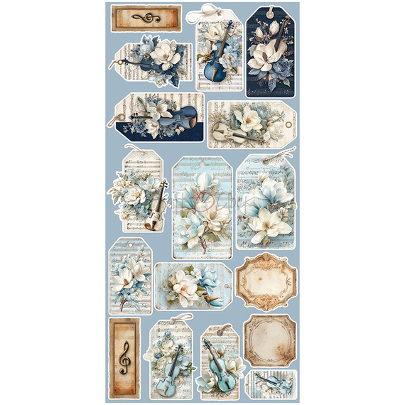 Zestaw dodatków do scrapbookingu - Craft o'clock - Melody of My Soul - Flowers & More