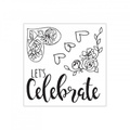 Wykrojnik + stempel Sizzix Framelits - Let's Celebrate by David Tutera 