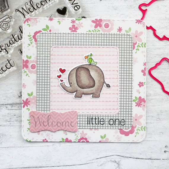 Stempel - Pink & Main - Little One - zwierzątka