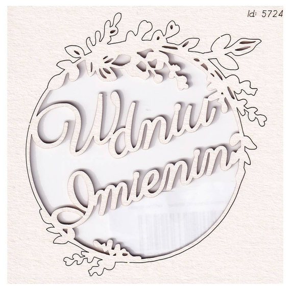 Tekturka Hi Summer Frame 02 Wishes - W Dniu Imienin  - Scrapiniec 