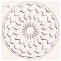 Tekturka Wonderland - round chessboard - okrągła szachownica - Scrapiniec
