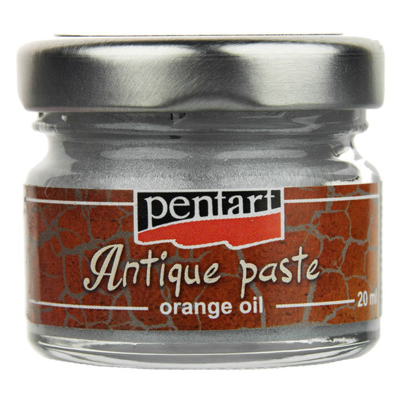 Pasta postarzająca Antique paste srebrna silver  20ml - Pentart