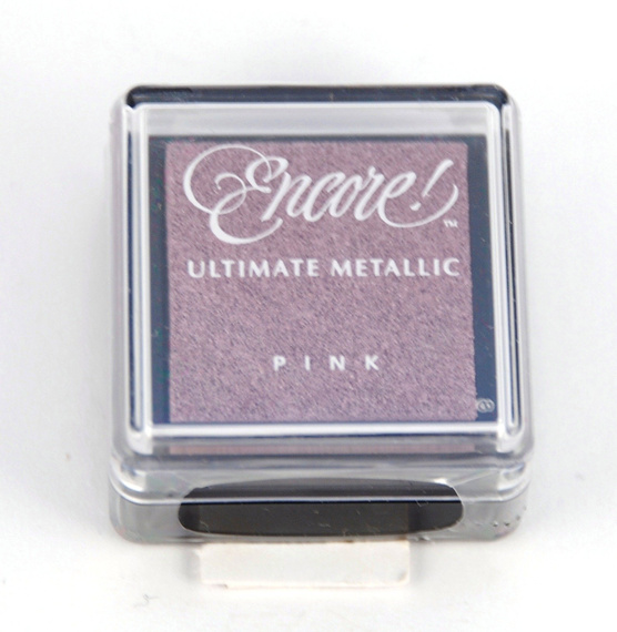 Tusz pigmentowy szybkoschnący - metaliczny - Encore - Pink różowy