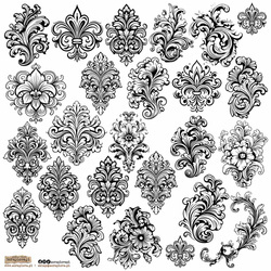 Naklejki - ScrapLove - Ornamenty 1