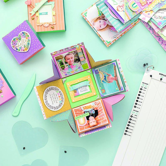 Urządzenie do robienia pudełek exploding box - We R Memory Keepers Explosion Board