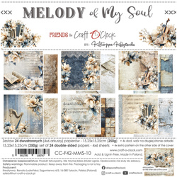 Zestaw papierów do scrapbookingu 15x15 - Craft o'clock - Melody of My Soul