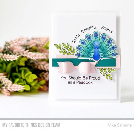 Stempel - My Favorite Things - Playful Peacock - paw pawie