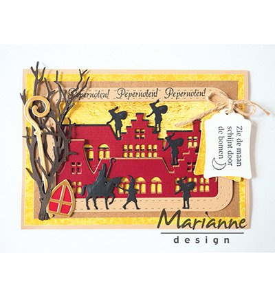 Wykrojnik - Marianne Design - Horizon Amsterdam - domki