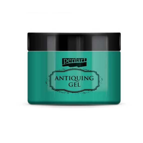 Żel postarzający - antiquing gel Pentart - patyna zielona / patina green 150ml