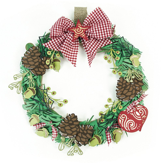 Wykrojnik - Tonic Studios - Acorn Sprig - gałązka żołądź liść dębu