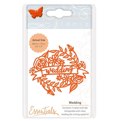 Wykrojnik - Tonic Studios - Wedding ramka z szarfą