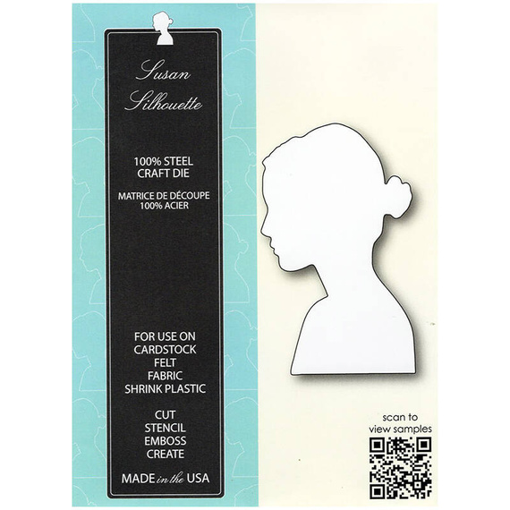 Wykrojnik - Memory Box - Susan Silhouette - profil portret kobieta