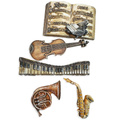 Foremka silikonowa - Stamperia - Music nuty instrumenty
