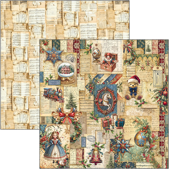 Zestaw papierów 30x30cm - Patterns Pad - Ciao Bella - Toy Shop