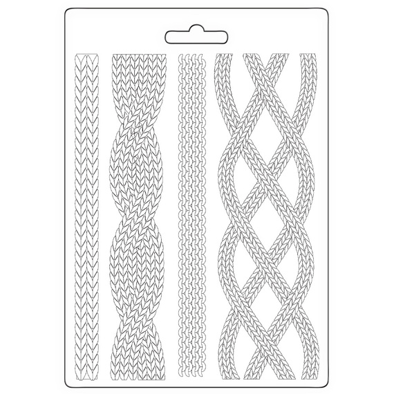 Foremka do odlewów A5 - Whispering Woods sznury - Stamperia