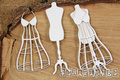 Tekturka - Love in 3D - big Bride Model 2pcs - duży Manekin Pani Młodej ze stelażem 2szt - Scrapiniec