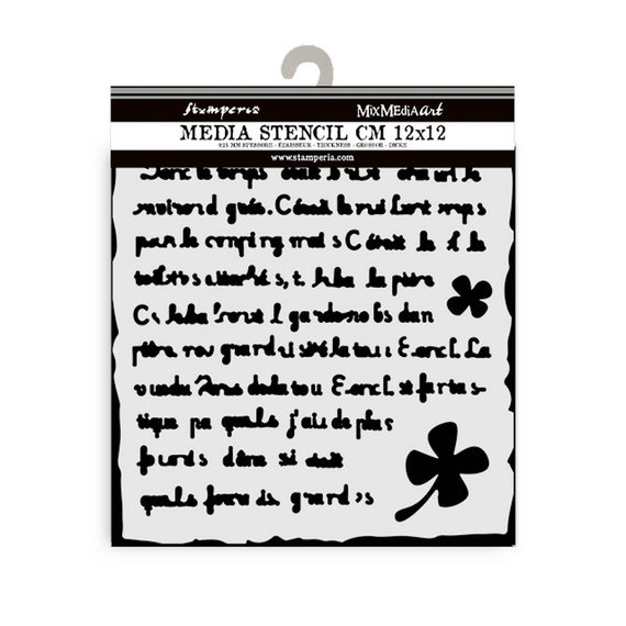 Szablon 3D 12x12cm Art of Travelling - Stamperia