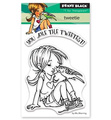 Stempel - Penny Black - Tweetie dziewczynka z papugą
