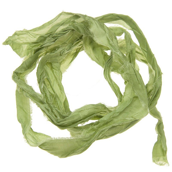 Wstążka vintage old fashion ribbon - jasna oliwka