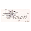 Tekturka napis - A little angel - Scrapiniec