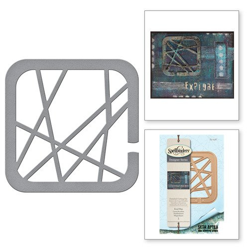 Wykrojnik - Spellbinders - Road Map ramka kwadratowa