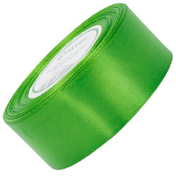 Wstążka satynowa zielona 38mm - 32mb