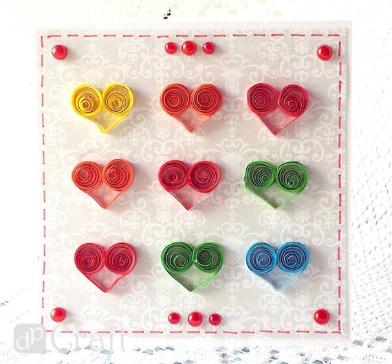 Paski do quillingu 3mm tęczowe - 100szt.