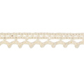 Koronka bawełniana kremowa 10mm x 4,55m