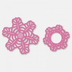 Wykrojnik - Couture Creations - Waterlily Set - serwetka, ramka