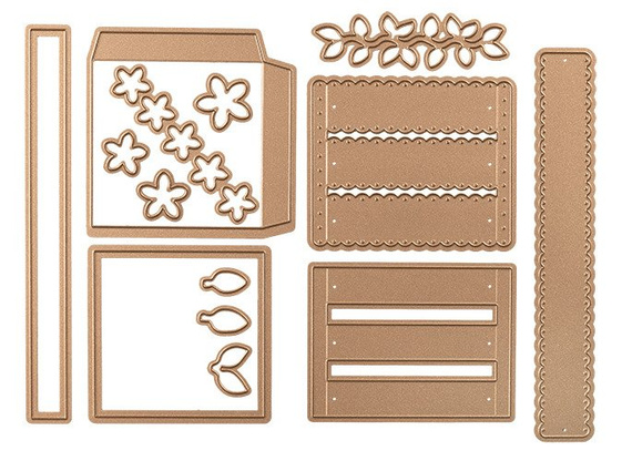 Wykrojnik - Spellbinders - Flower Basket - koszyczek kwiaty