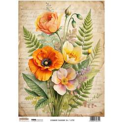 Papier ryżowy A4 - Scraplove - Letni Ogród - Summer Garden 24