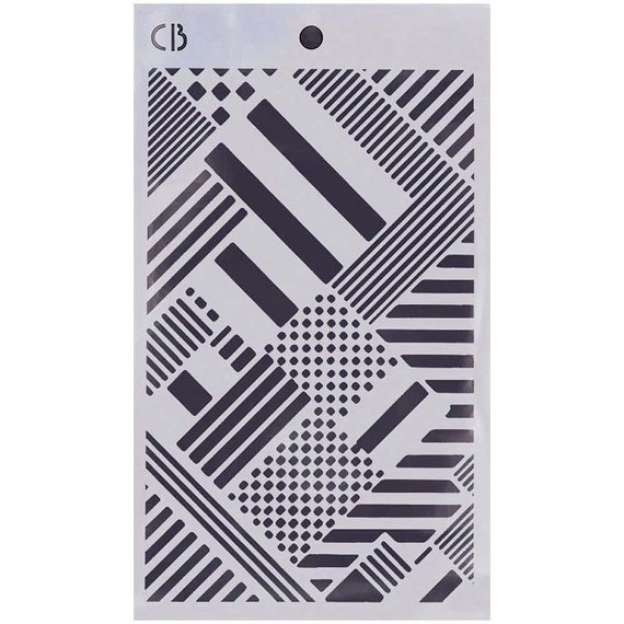 Szablon Mixed Media Triple Layer Stencil LaMania 3 wzory - Ciao Bella - Zestaw 5