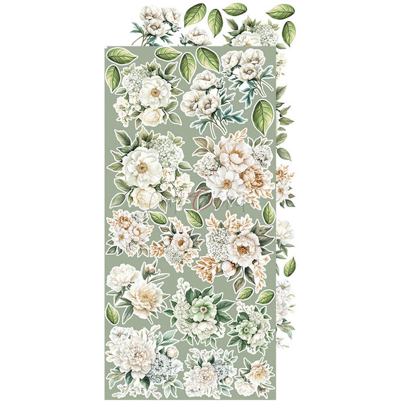 Cherished Memories zestaw dodatków do scrapbookingu - Craft o'clock - Flowers