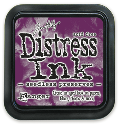 Tusz Distress Ink Pad - Ranger - Tim Holtz - Seedless Preserves