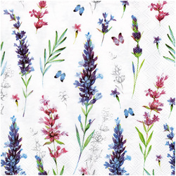 Serwetka do decoupage 33x33cm - Lisa kwiaty