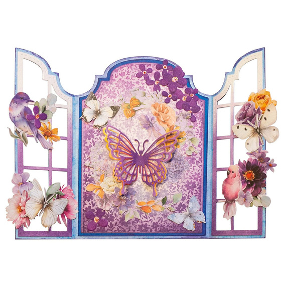 Zestaw papierów do scrapbookingu A4 - Flowers - Studio Light