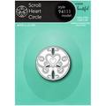 Wykrojnik - Memory Box - Scroll Heart Circle koło z sercem