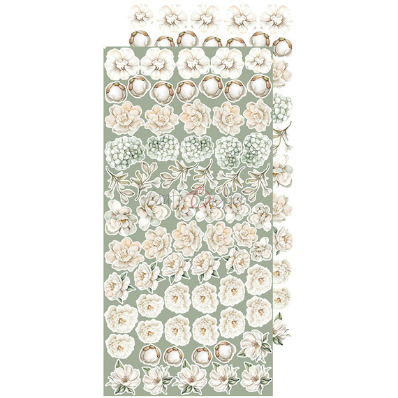 Cherished Memories zestaw dodatków do scrapbookingu - Craft o'clock - Flowers