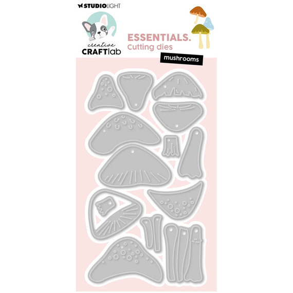 Wykrojnik do papieru - StudioLight - Mushrooms grzyby