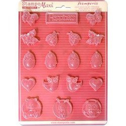 Foremka do mas plastycznych 21x29,7 - Stamperia - happiness