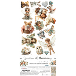 Zestaw papierów do scrapbookingu 15x30 - Craft o'clock - Sprites of Harmony - dodatki Sprites