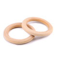 Kółko drewniane śr. 33mm naturalne jasne - 1szt