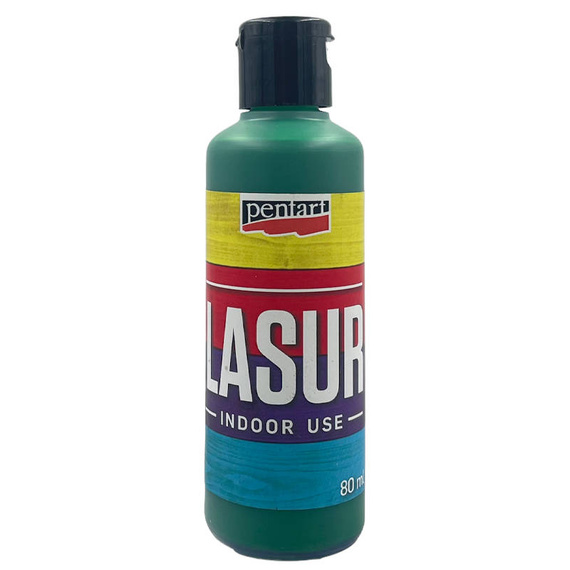 Bejca do drewna Lasur zielona green 80ml - Pentart