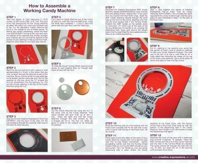 Wykrojnik - Creative Expressions - Working Candy Machine - ruchoma maszyna na cukierki