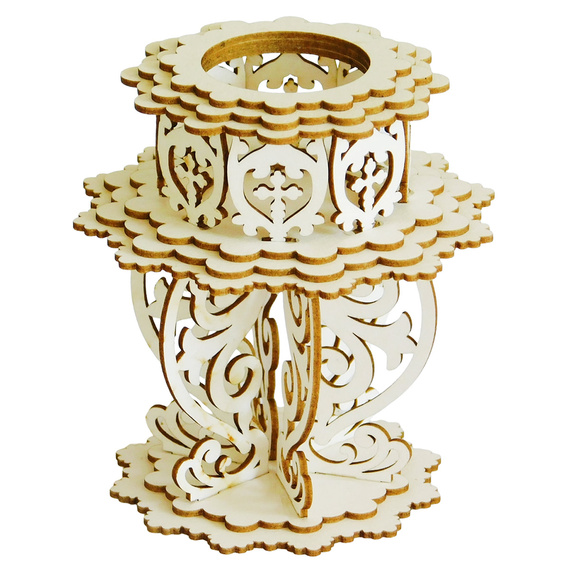 Tekturka - Chrzcielnica 3D do exploding box - Kreatywna Pracownia