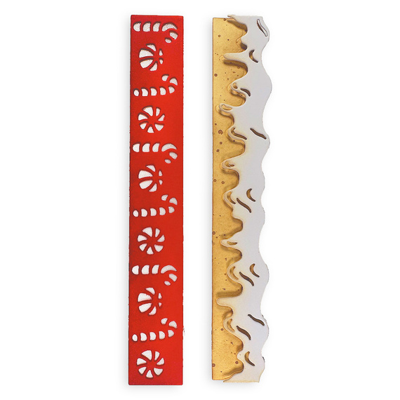 Wykrojnik do papieru - Candy Christmas - Sweet Borders -  Stamperia